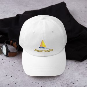 Almost Paradise Sailboat Ball Cap