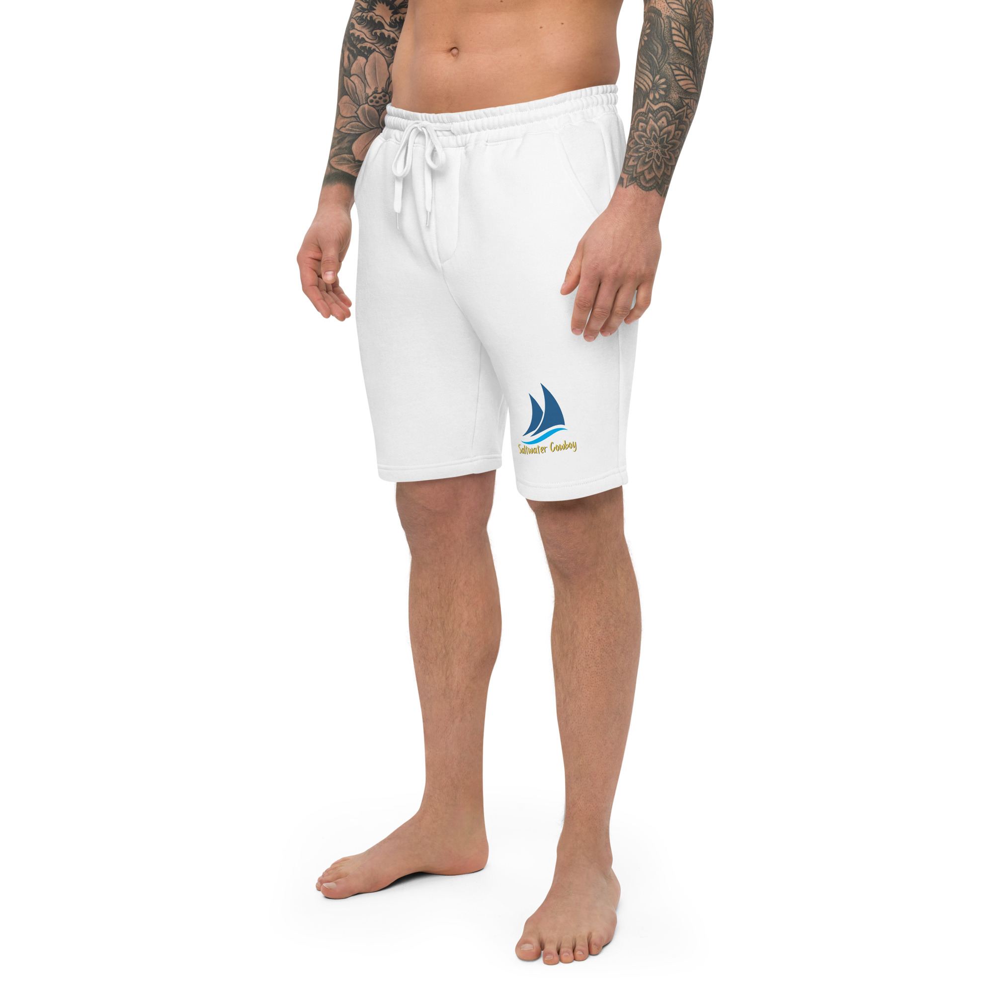 mens-fleece-shorts-white-left-front-65d137bfc16c8.jpg
