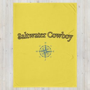 Saltwater Cowboy Throw Blanket