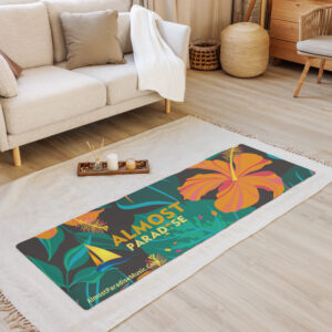 Yoga Mat (Almost Paradise) Tropical Flowers