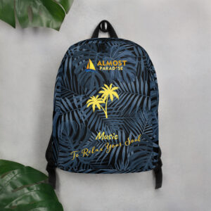 Almost Paradise (Music To Relax Your Soul) Backpack (Jungle Blue)