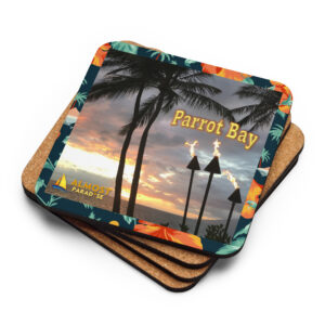 Parrot Bay Album Cover Cork-Back Coaster