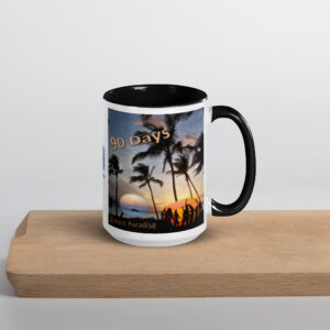 90 Days Album Cover Mug with Color Inside