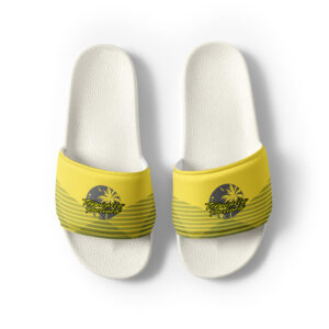 Tropically Inclined Men’s Slides (Yellow Strobe)