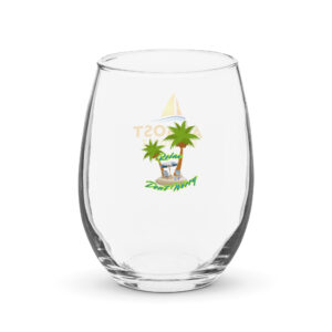 Relax Don't Worry (Sand IN Shoe) Stemless Wine Glass