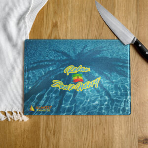 Relax Don't Worry Glass Cutting Board
