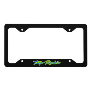 Metal License Plate Frame (Trop Rock'In, Black)